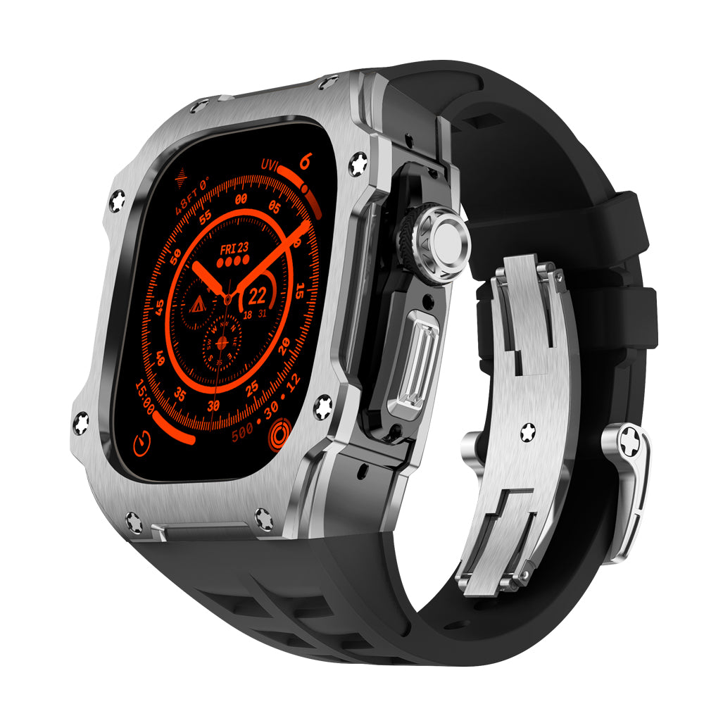 MC 0802 Apple Watch Case 49mm - Silver Black
