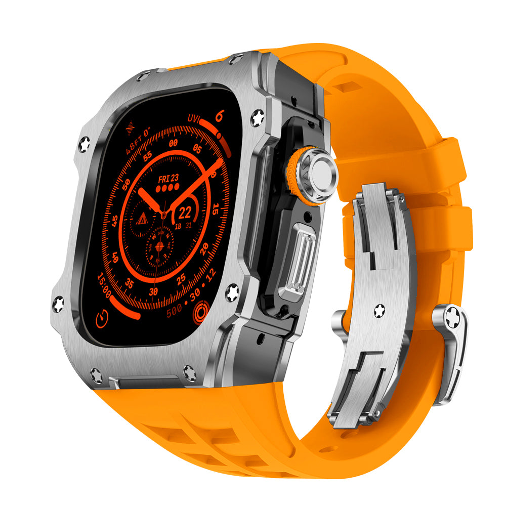 MC 0802 Apple Watch Case 49mm - Silver Black