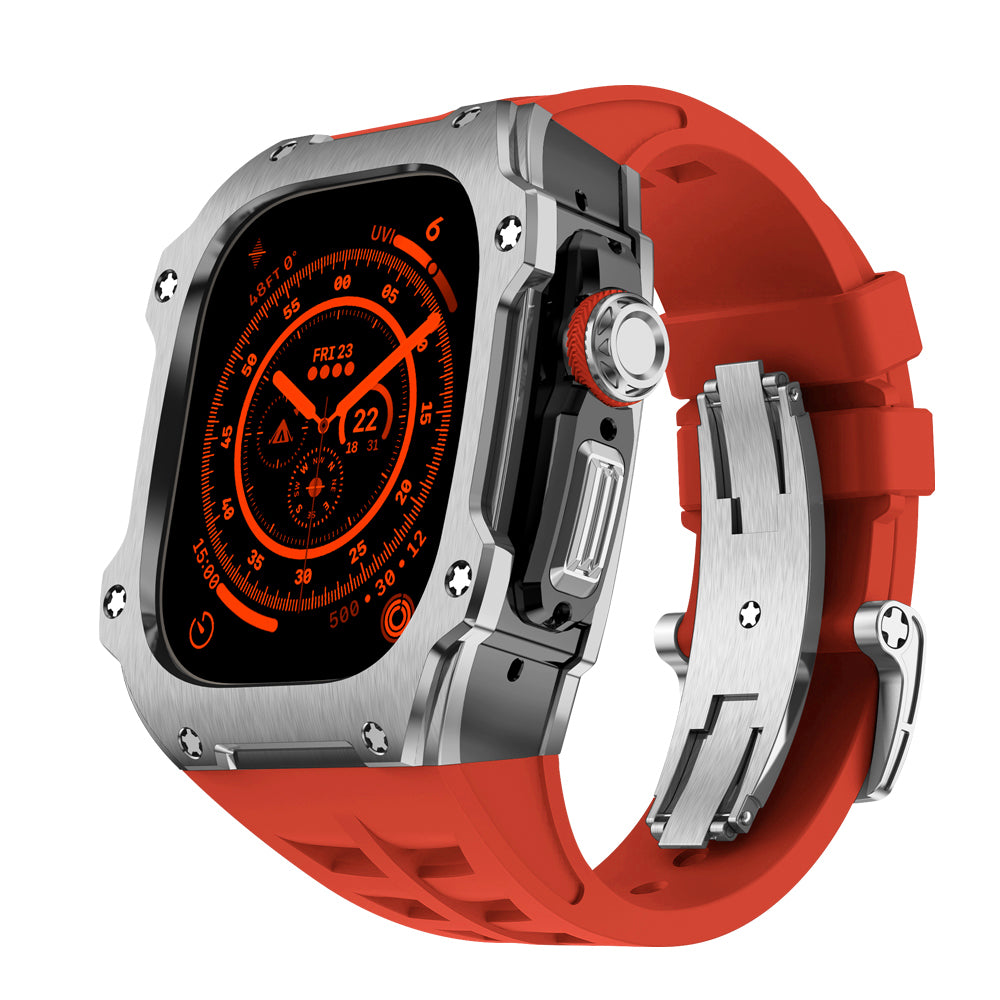 MC 0802 Apple Watch Case 49mm - Silver Black