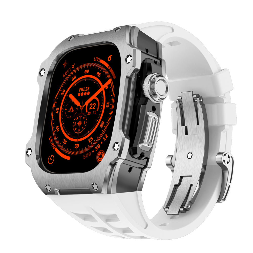 MC 0802 Apple Watch Case 49mm - Silver Black