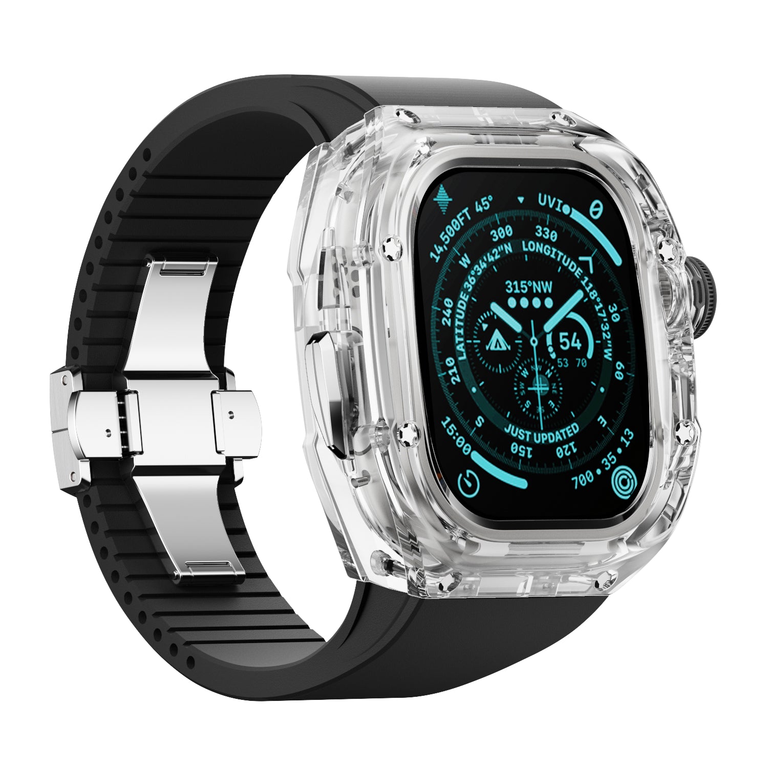 MC 1501 Apple Watch Case - Silver 45/44m