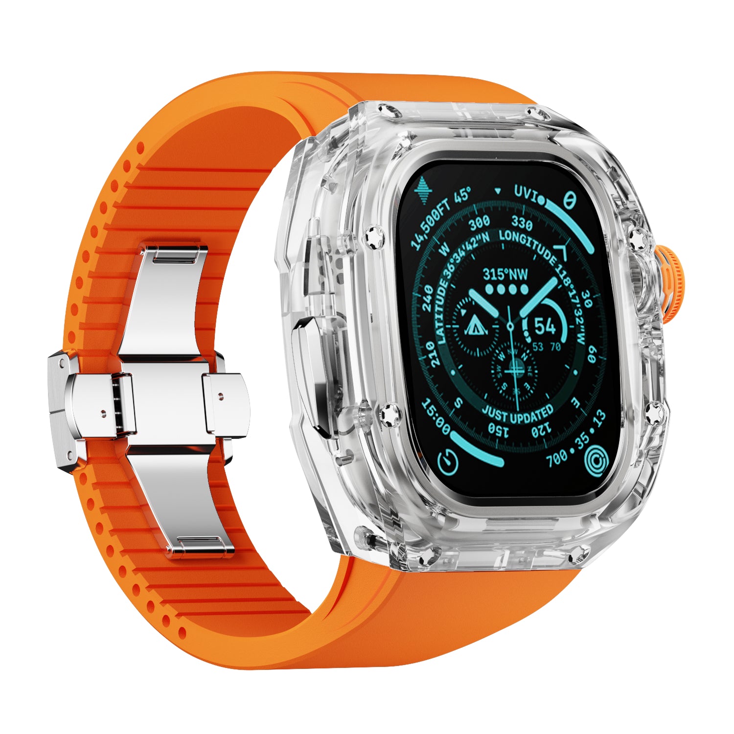 MC 1501 Apple Watch Case - Silver 45/44m