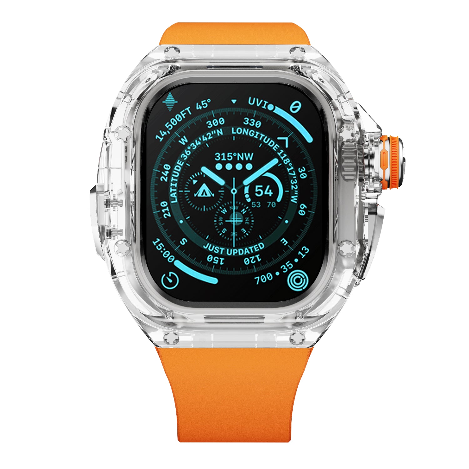 MC 1501 Apple Watch Case - Silver 45/44m