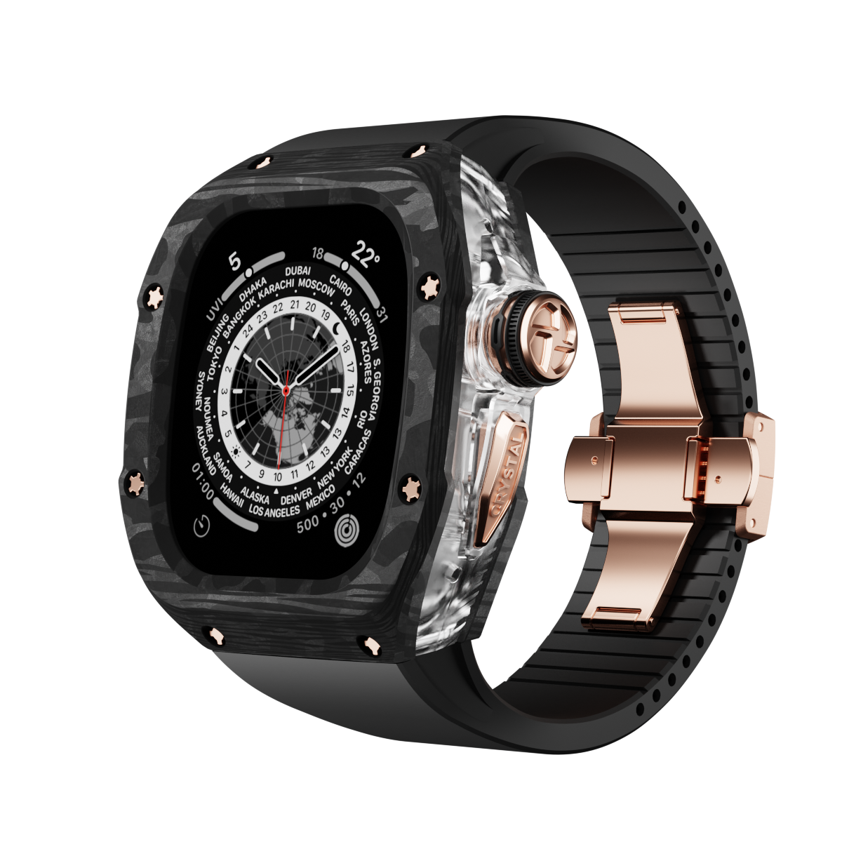 MC 1201 Apple Watch Case - Rose Gold 45/44mm