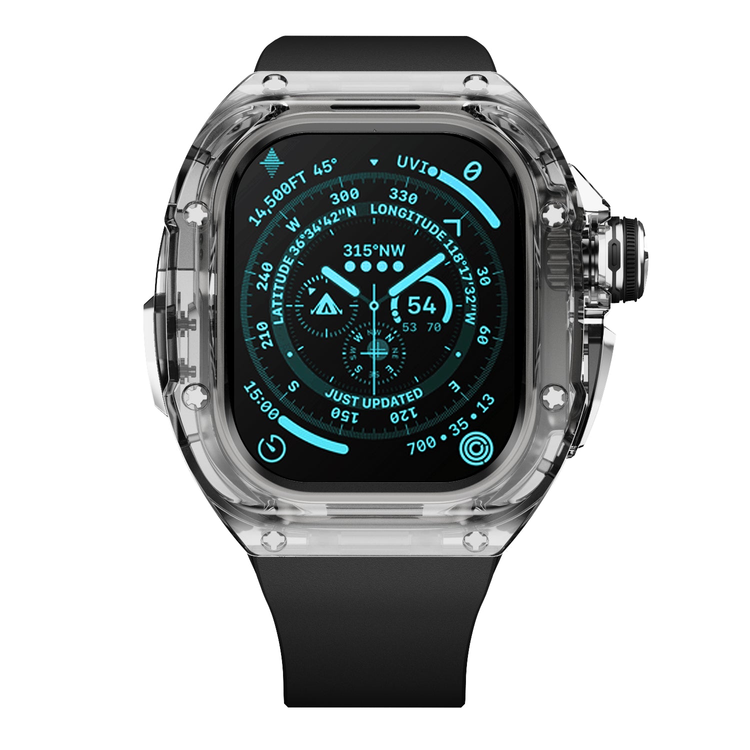 MC 1501 Apple Watch Case - Silver 45/44m