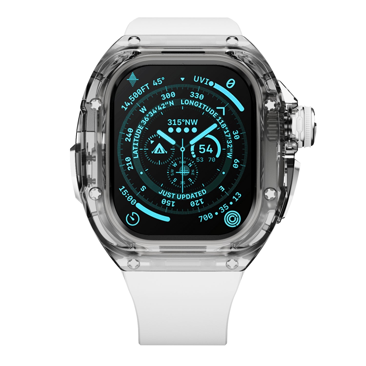 MC 1501 Apple Watch Case - Silver 45/44m