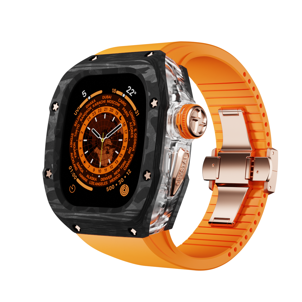 MC 1201 Apple Watch Case - Rose Gold 45/44mm