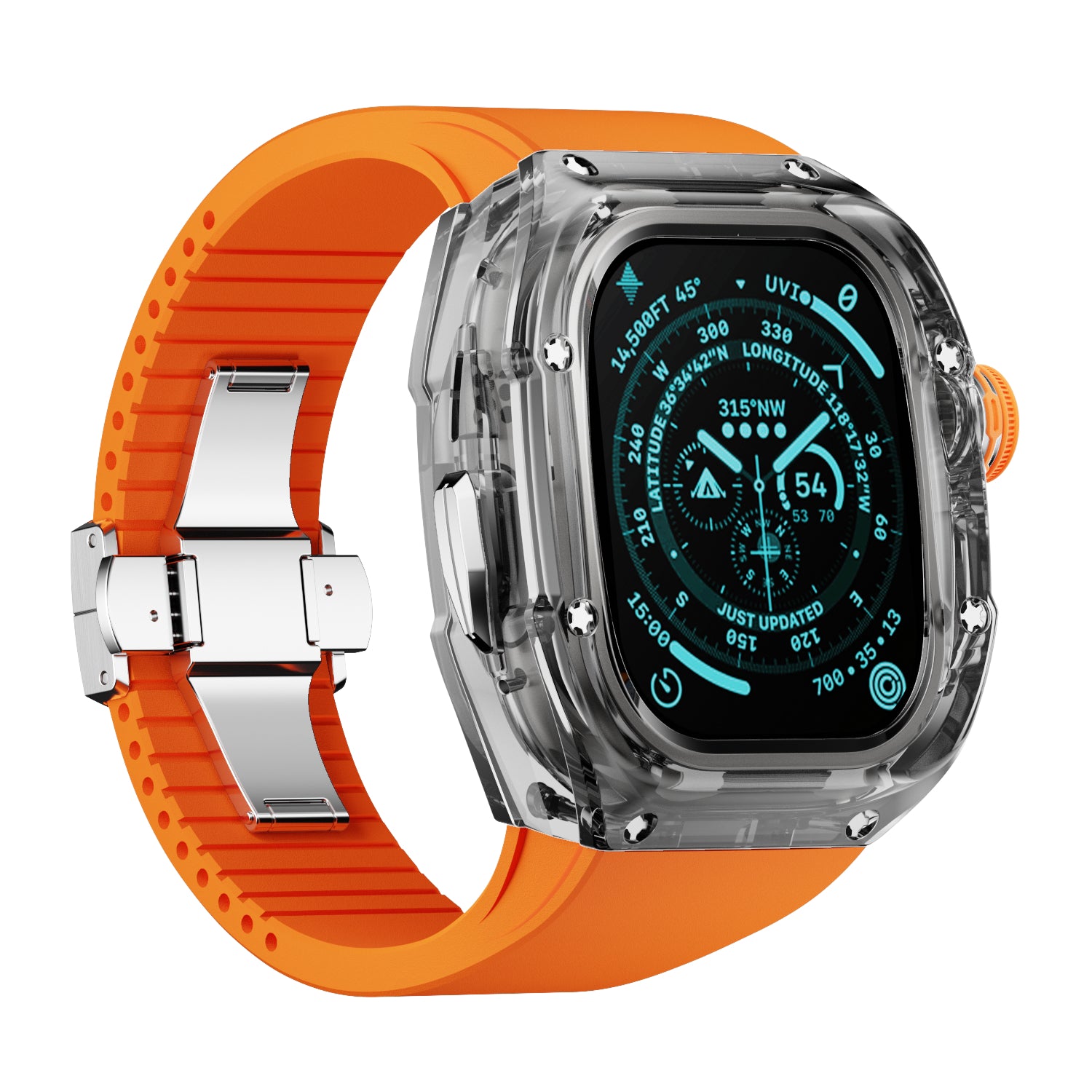 MC 1501 Apple Watch Case - Silver 45/44m