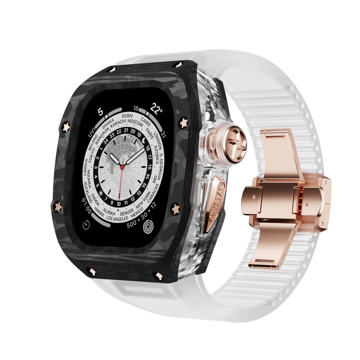 MC 1201 Apple Watch Case - Rose Gold 45/44mm