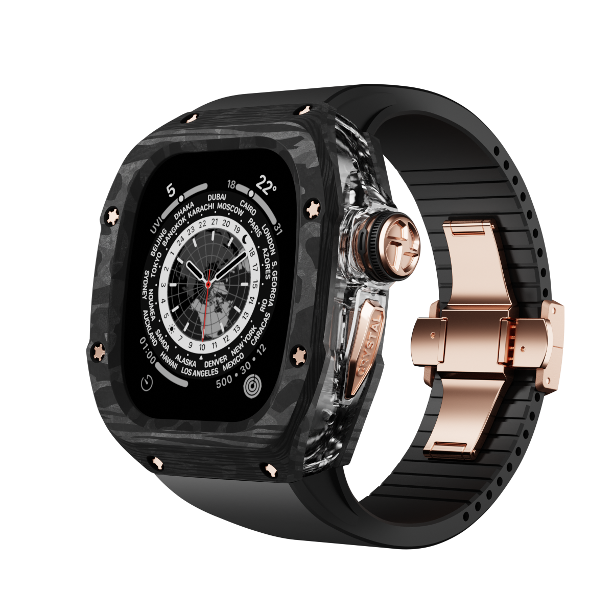 MC 1201 Apple Watch Case - Rose Gold 45/44mm