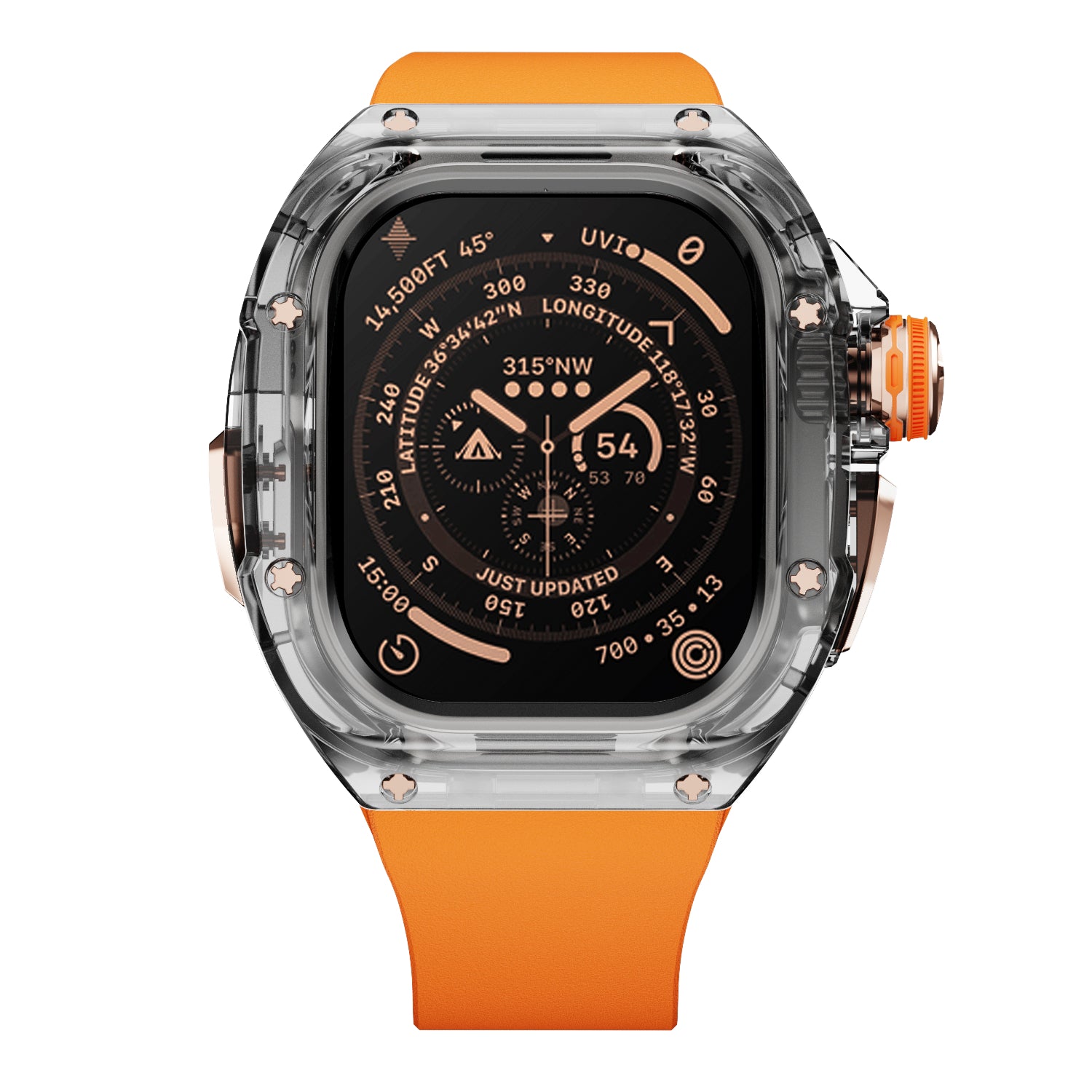 MC 1503 Apple Watch Case - Rose Gold 45/44mm