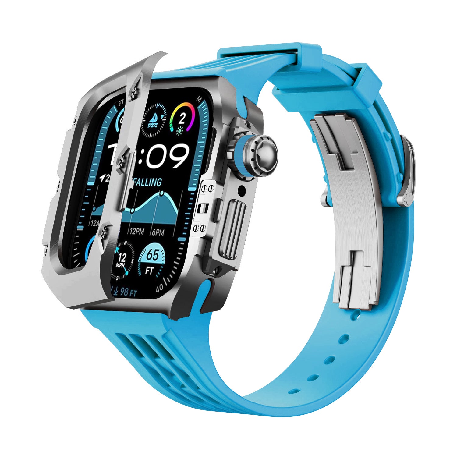 MC-Flipo Apple Watch Case - Black Case