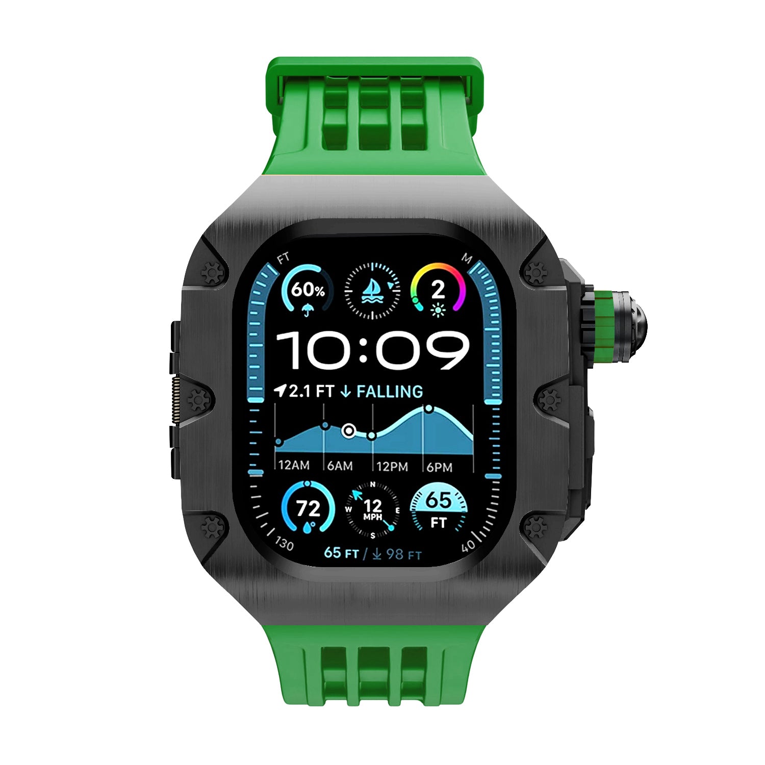 MC-Flipo Apple Watch Case - Black Case
