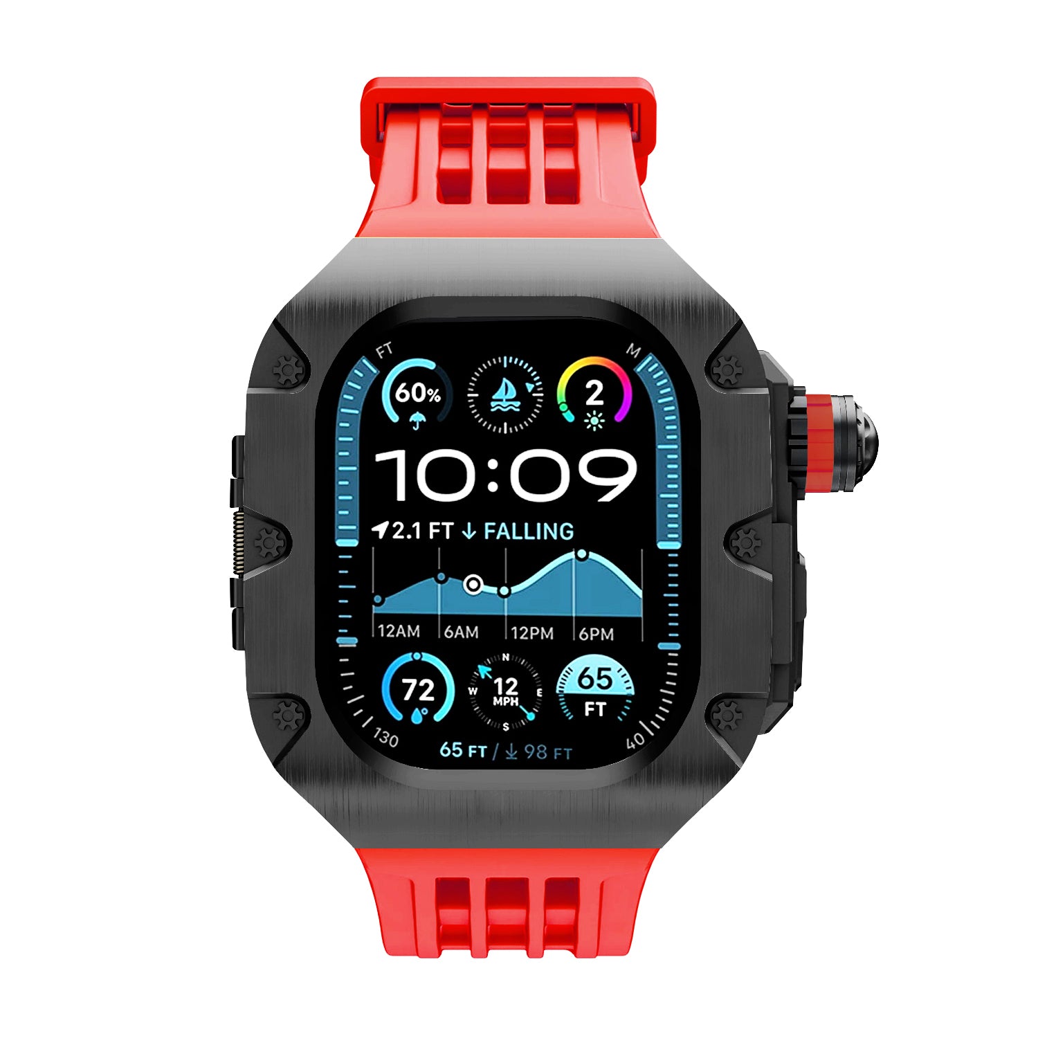 MC-Flipo Apple Watch Case - Black Case