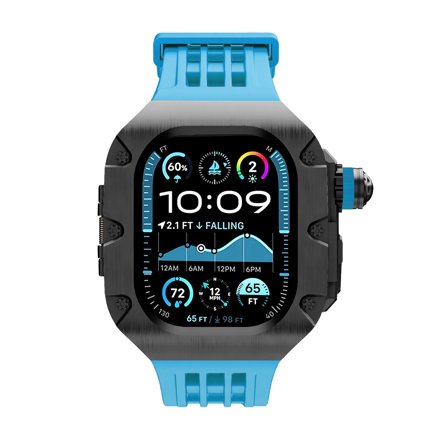 MC-Flipo Apple Watch Case - Black Case