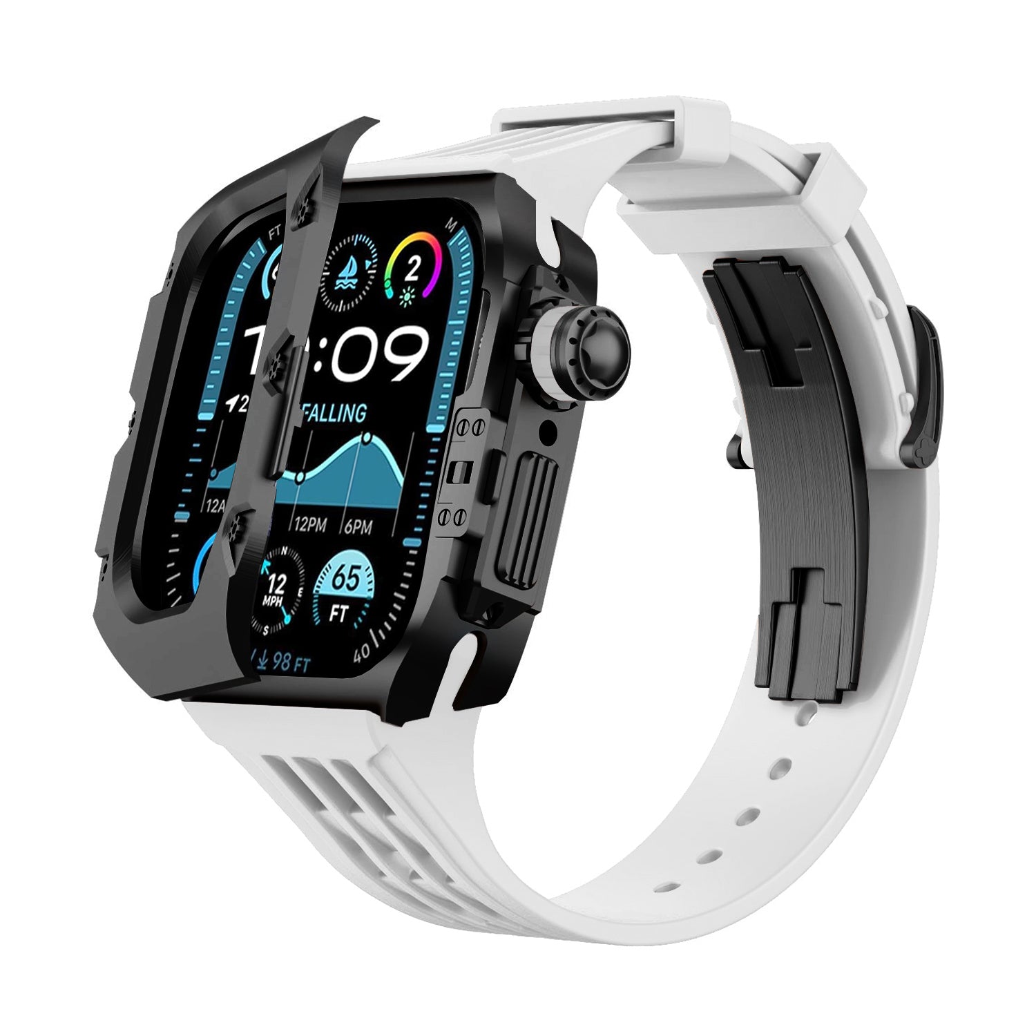 MC-Flipo Apple Watch Case - Black Case