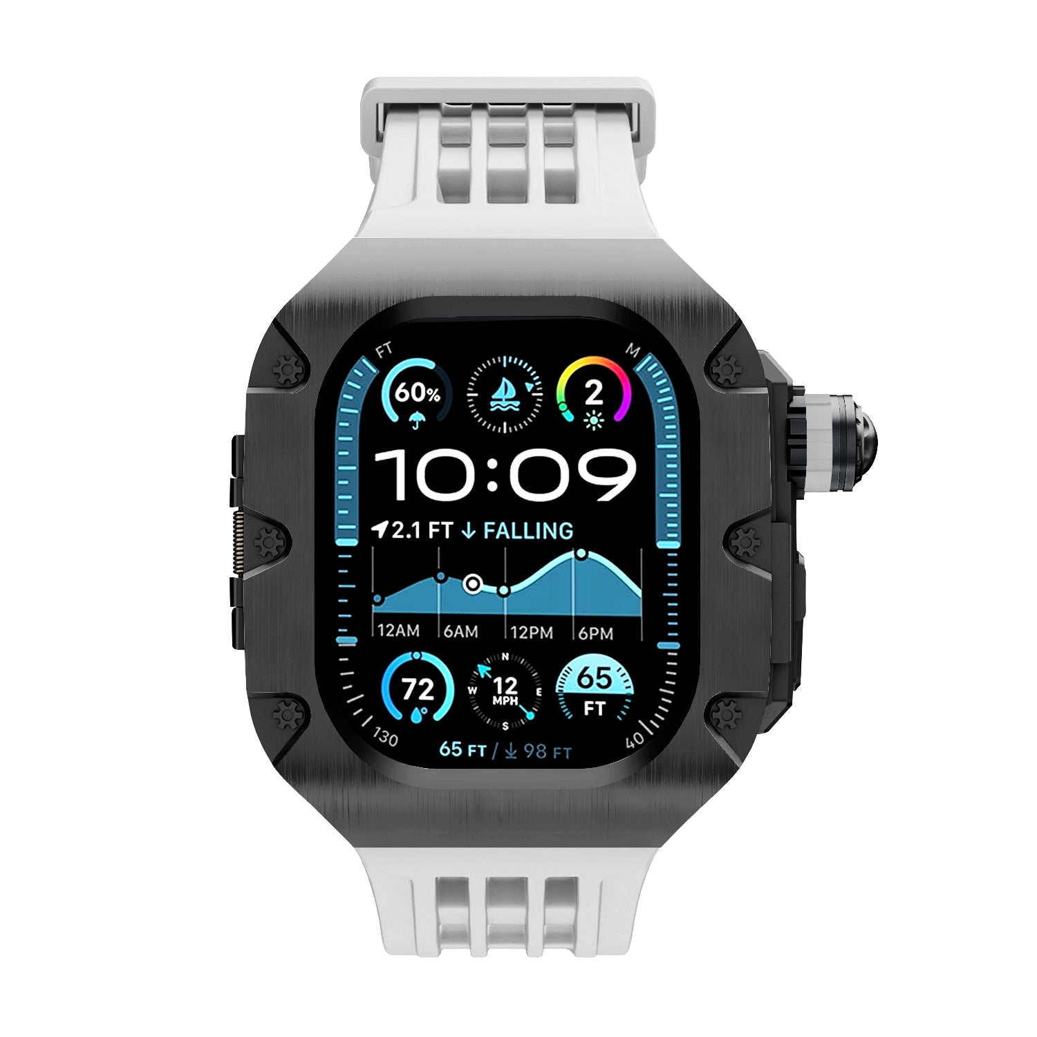 MC-Flipo Apple Watch Case - Black Case