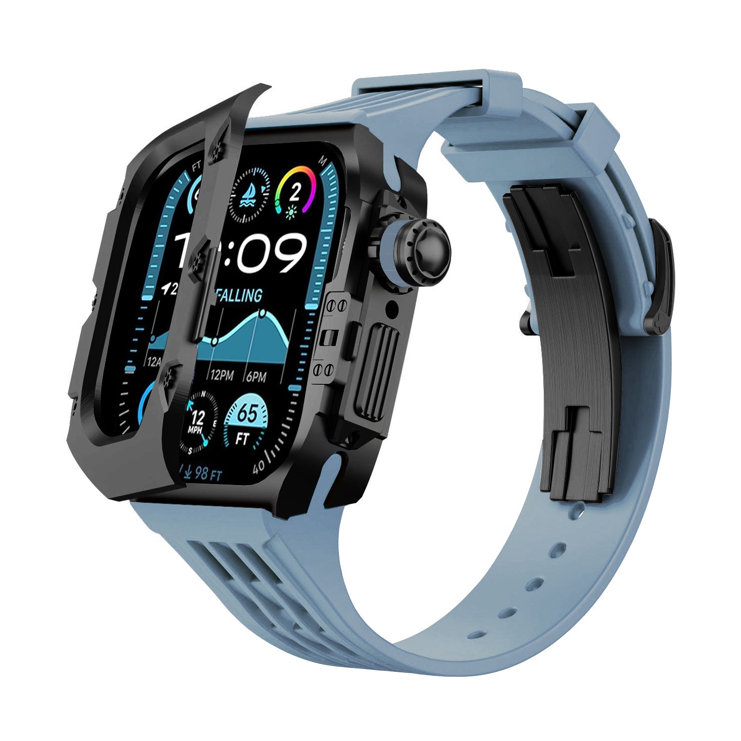 MC-Flipo Apple Watch Case - Black Case