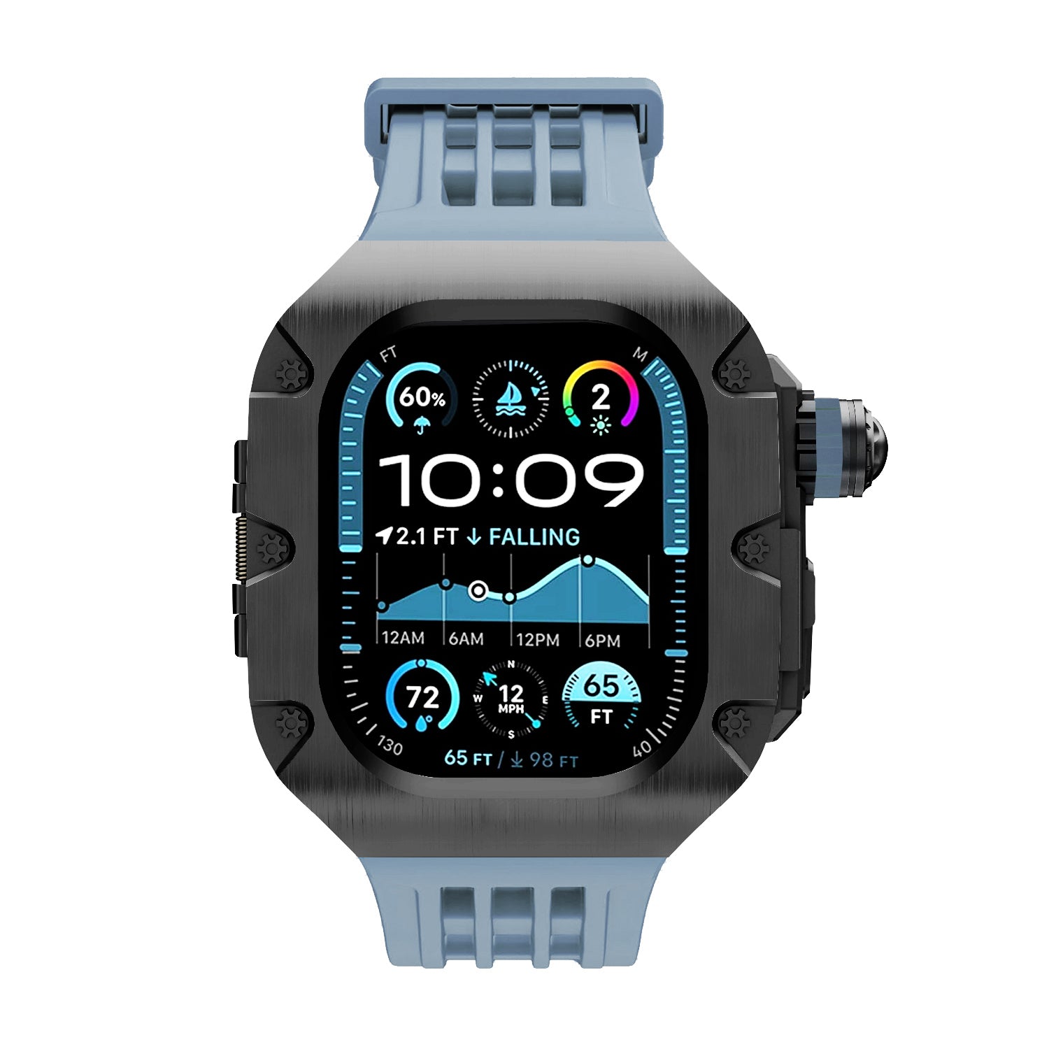 MC-Flipo Apple Watch Case - Black Case
