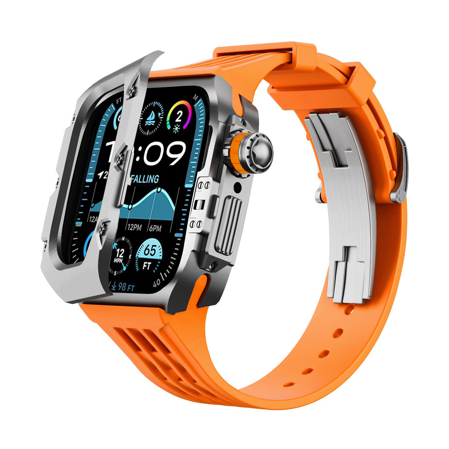 MC-Flipo Apple Watch Case - Black Case