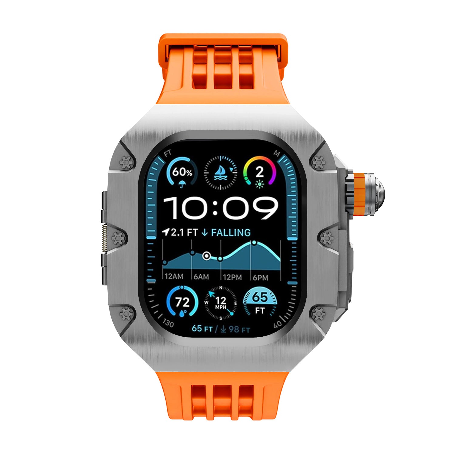 MC-Flipo Apple Watch Case - Black Case