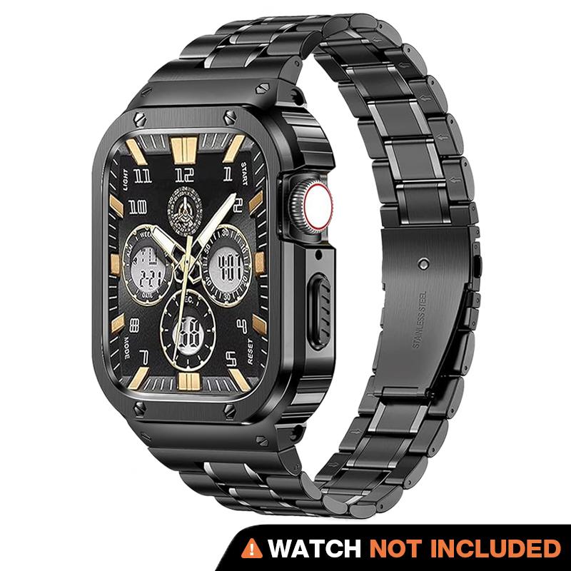 Machrono Apple Watch Case with Band - 316L Stainless Steel