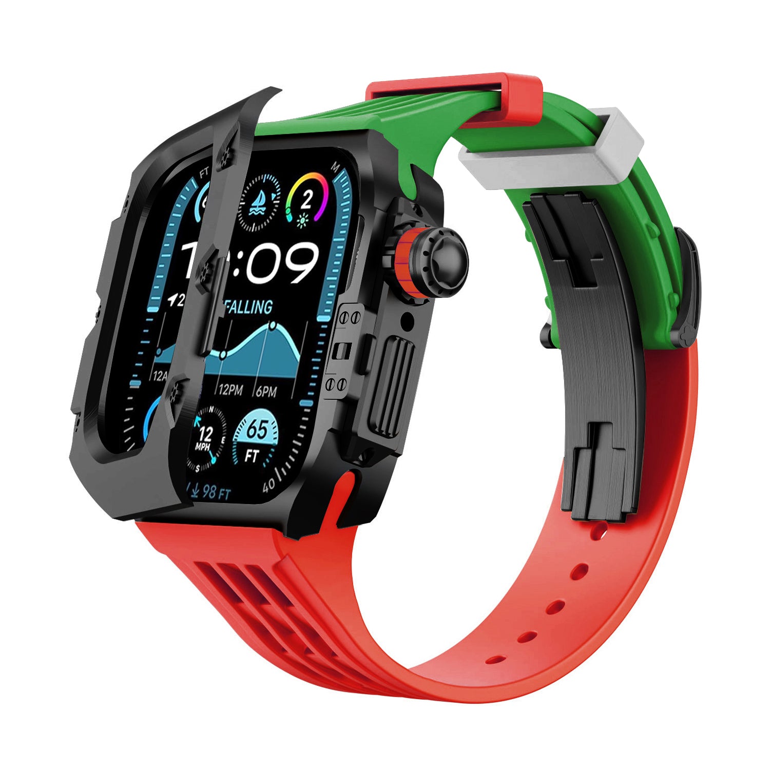 MC-Flipo Apple Watch Case - Black Case