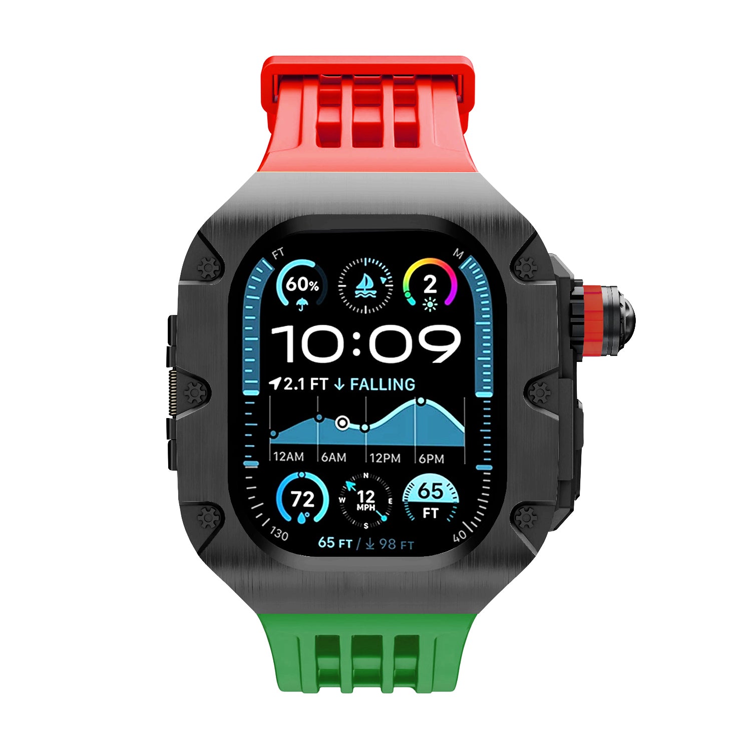 MC-Flipo Apple Watch Case - Black Case