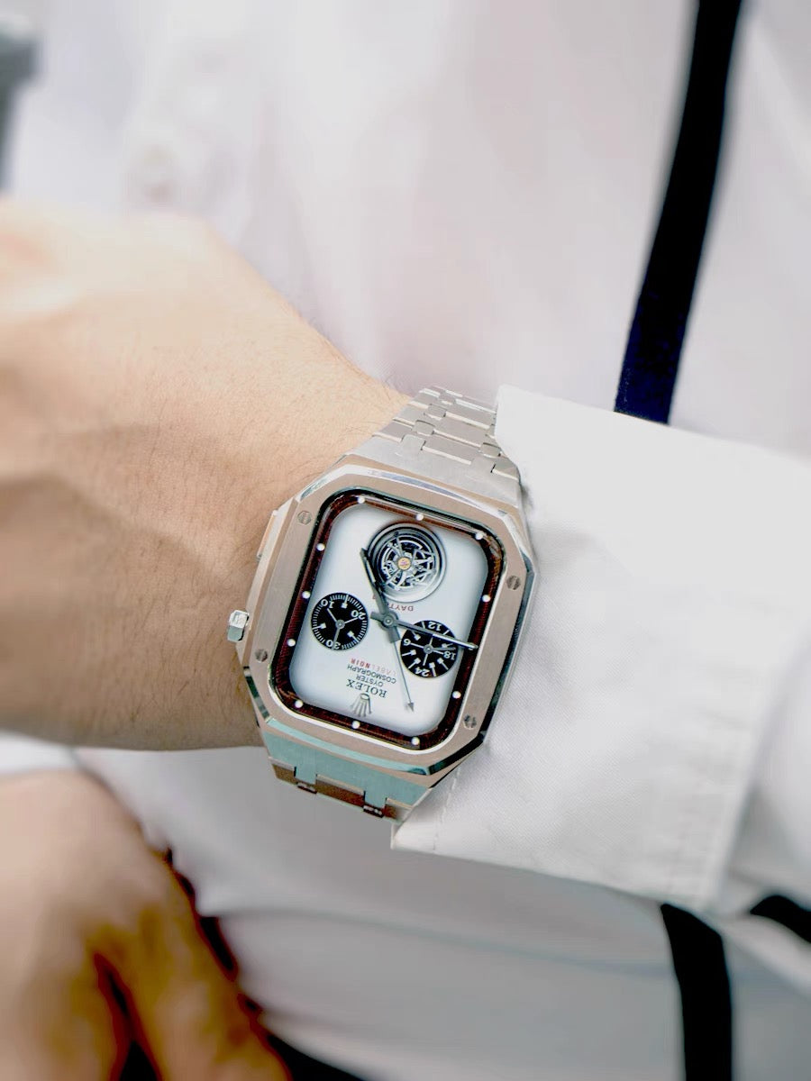 MC 2100 Apple Watch Band - Silver