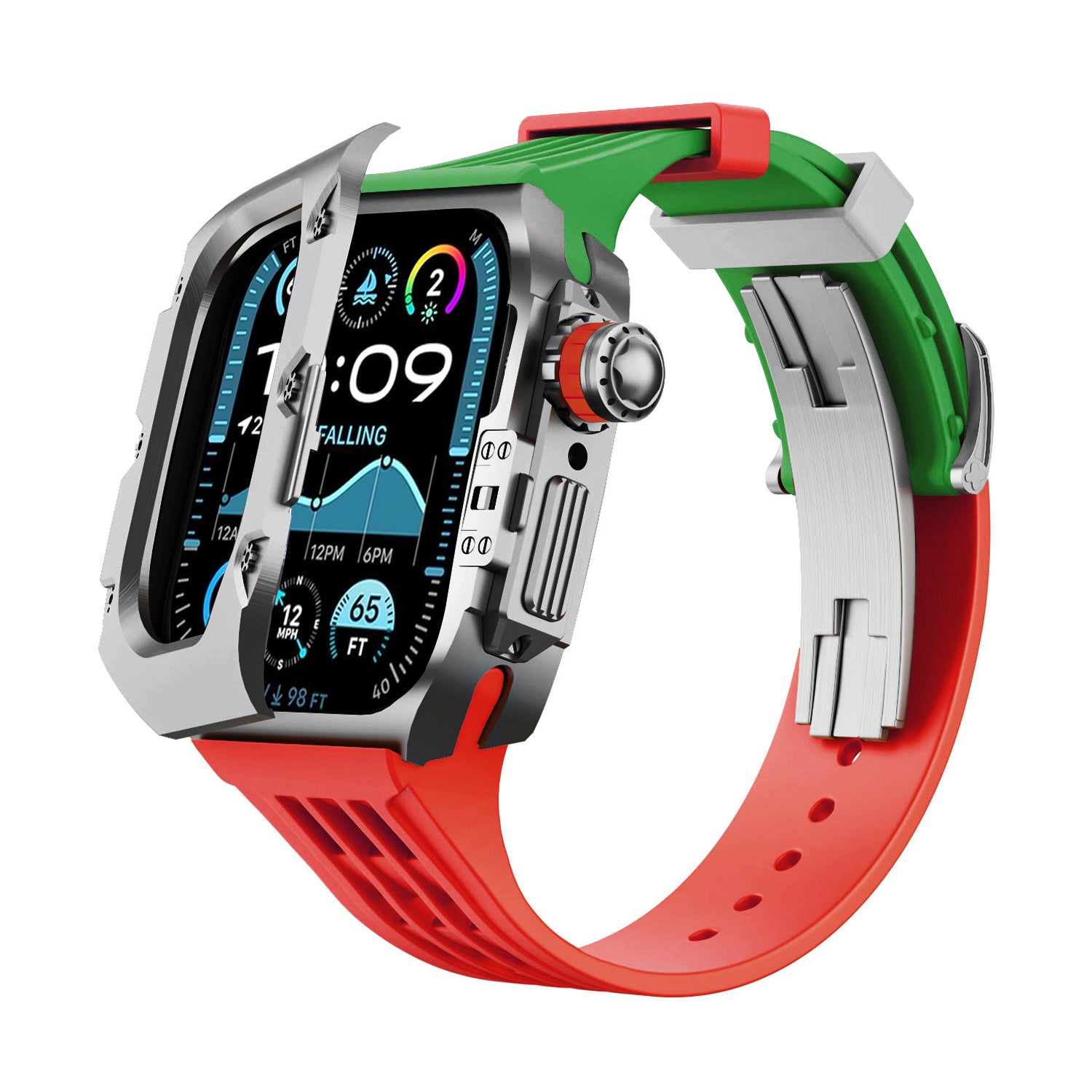 MC-Flipo Apple Watch Case - Black Case