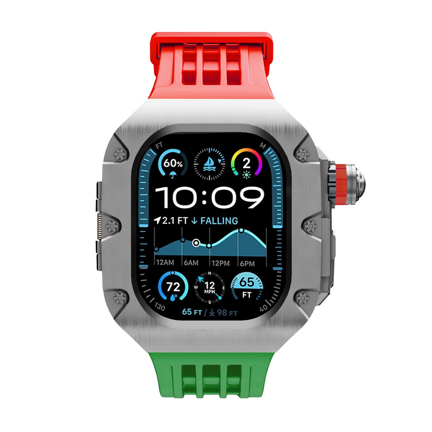 MC-Flipo Apple Watch Case - Black Case