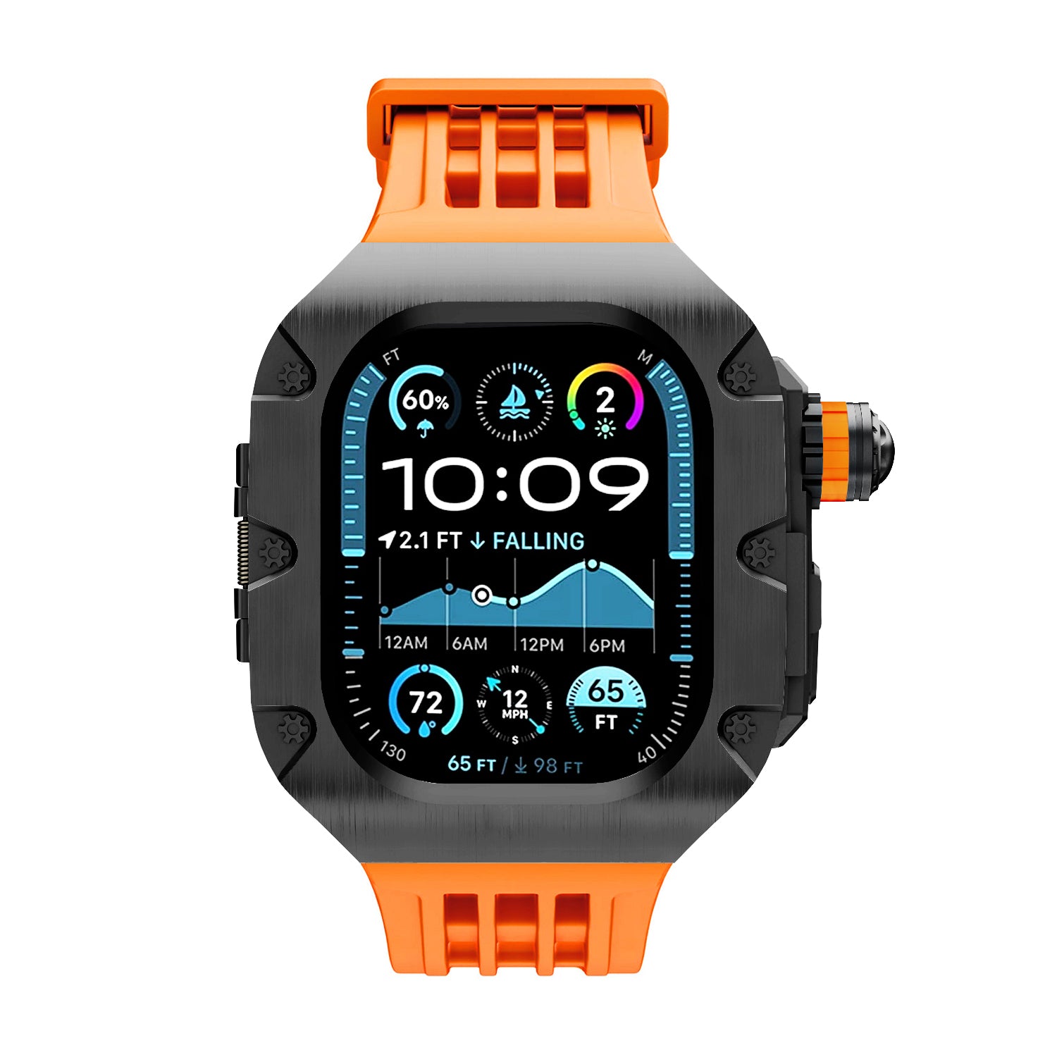 MC-Flipo Apple Watch Case - Black Case