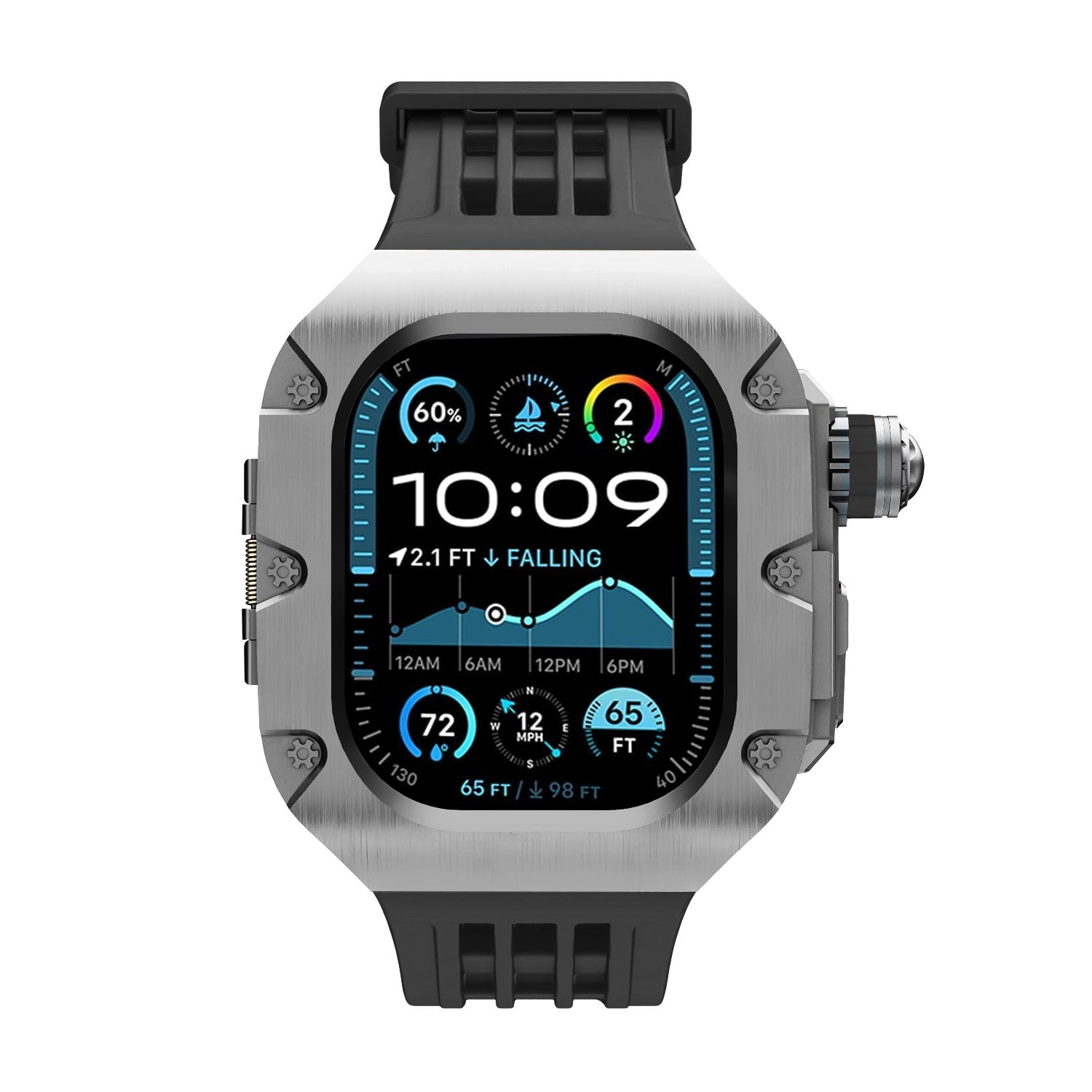MC-Flipo Apple Watch Case - Black Case