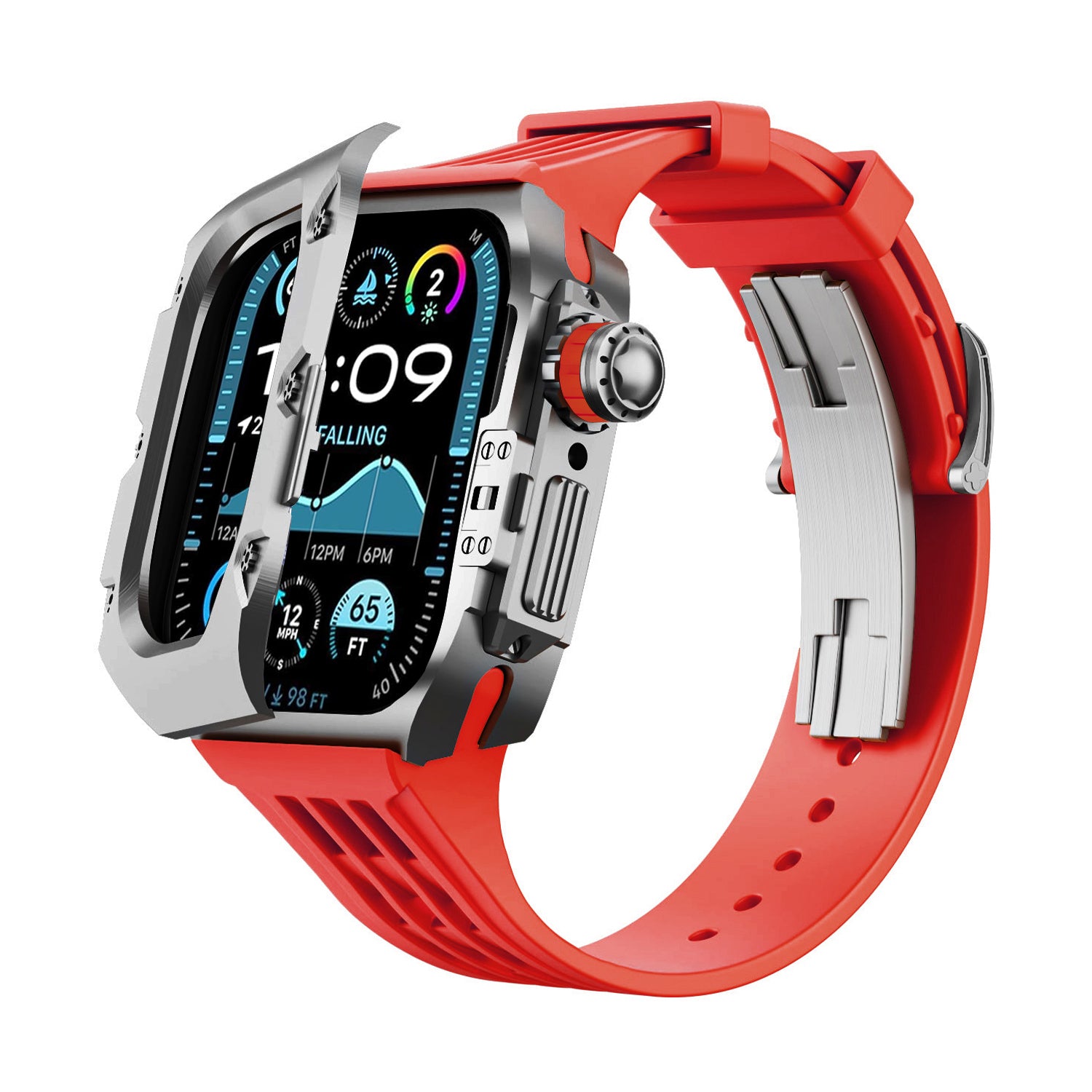 MC-Flipo Apple Watch Case - Black Case