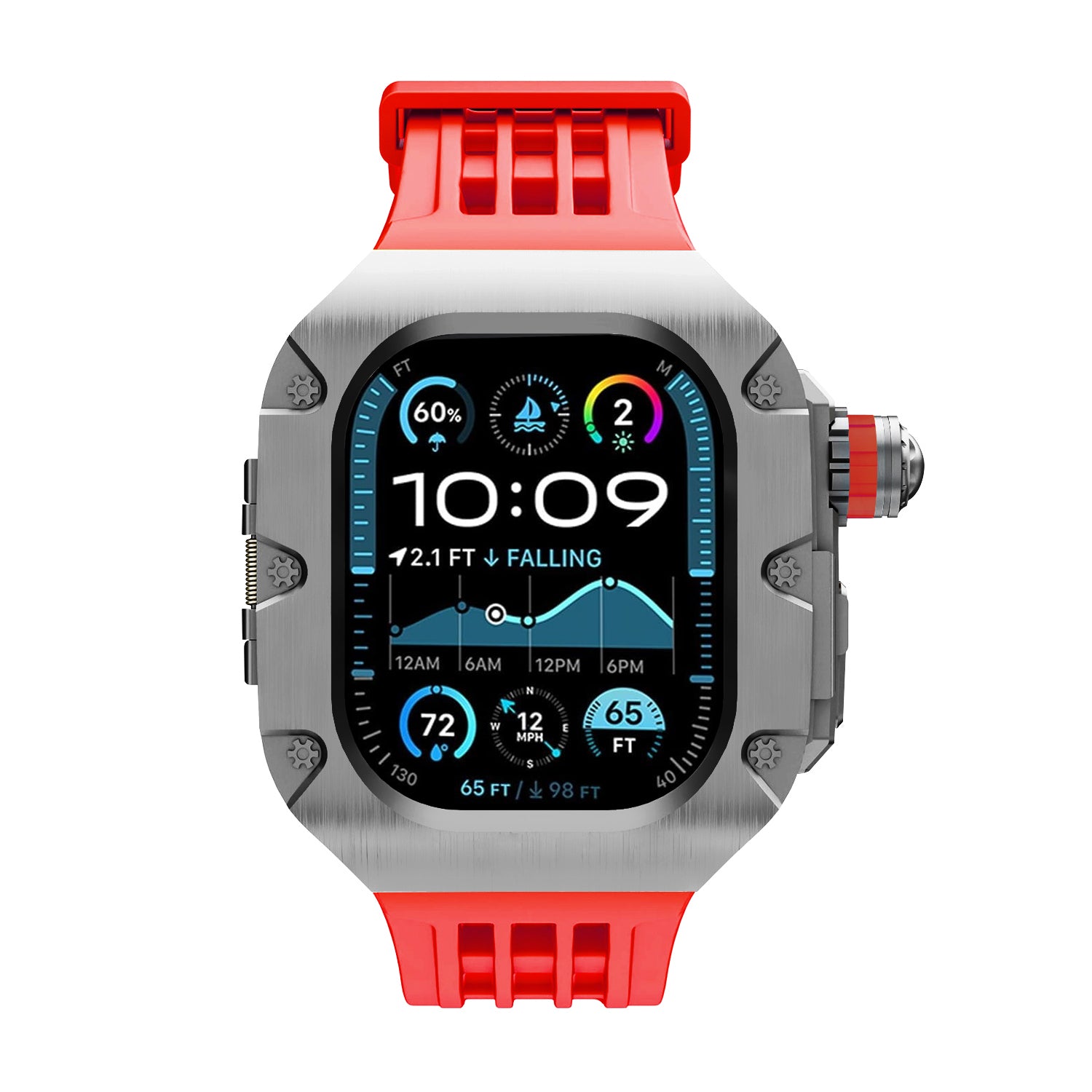 MC-Flipo Apple Watch Case - Black Case